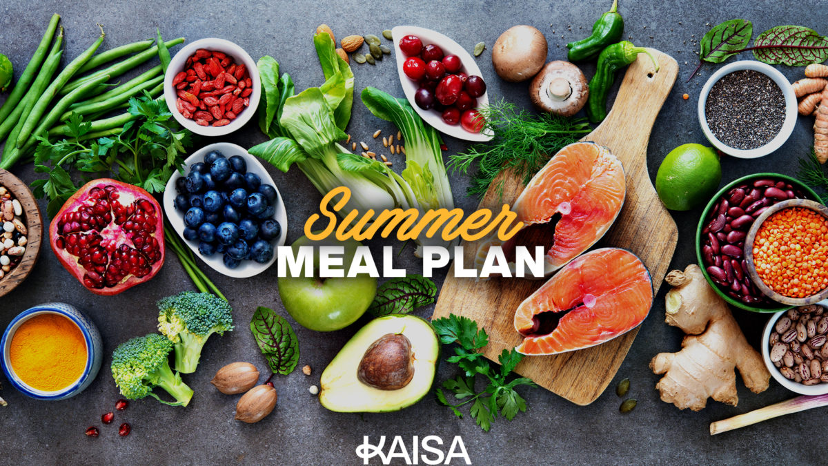 Summer Meal Plan A KaisaFit Meal Program